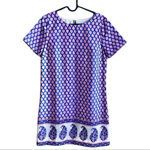 J. Crew Red White & Blue Shift Dress - Size Small